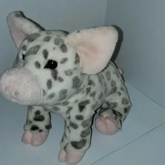 PAULINE the Plush 15” SPOTTED PIG Stuffed Animal by Douglas Cuddle Toys # 1890 - Picture 3 of 13